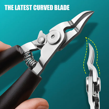 Multi-Functional Stainless Steel Toenail Scissors for Sharp And Precise Design for Thick/embedded Nails, Ergonomically Friendly, Safe T*, Professional Beauty Accessories, High-quality Beauty Products, Elderly Nail Care, Pet N Beauty World Shop