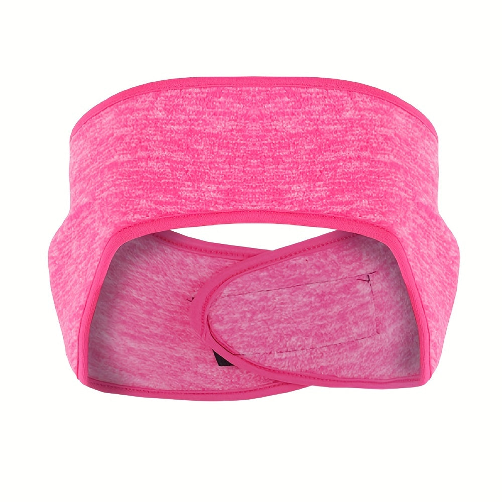 Winter Fleece Headband, Sport Earmuffs, Windproof Stretchy Ear Covers, Ski Workout Sweatband, Thermal Moisture Wicking Sport Headbands - For Men & Women - For Winter Sports & Outdoor Activities - Perfect Gift for Cold Weather Beauty World Shop