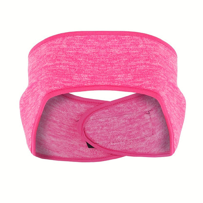 Winter Fleece Headband, Sport Earmuffs, Windproof Stretchy Ear Covers, Ski Workout Sweatband, Thermal Moisture Wicking Sport Headbands - For Men & Women - For Winter Sports & Outdoor Activities - Perfect Gift for Cold Weather Beauty World Shop