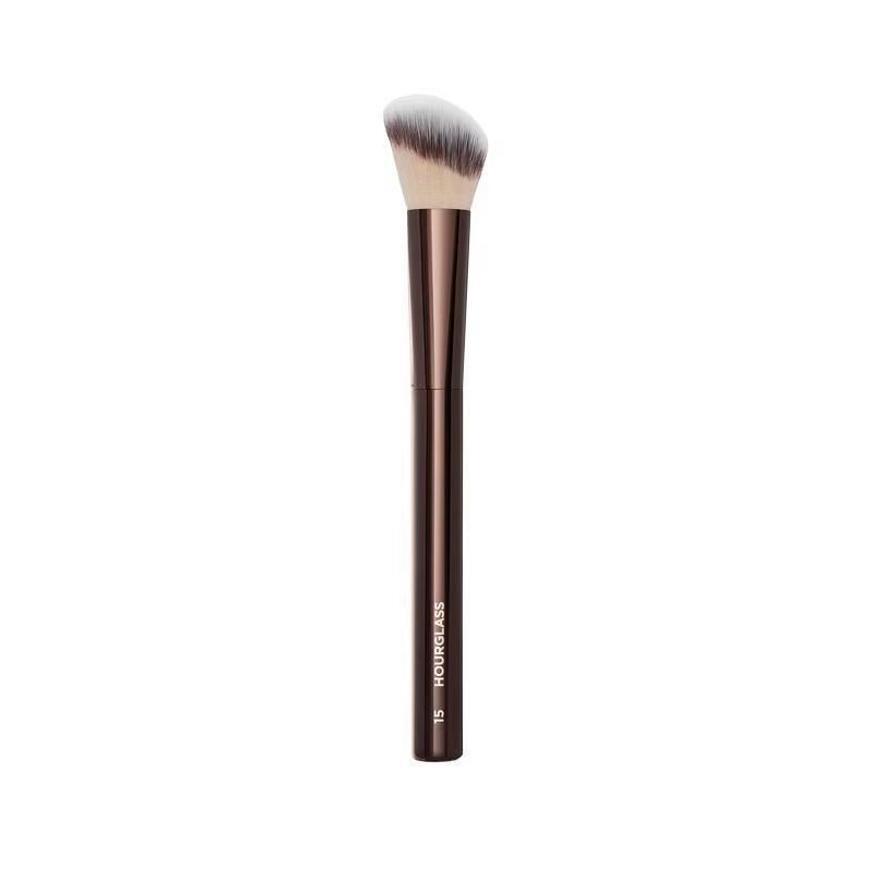 1Pc #15 Blush Makeup Brush Liquid Blush Make up Brush Bronzer Use with Cream Cheek Formulas Metal Handle with Box