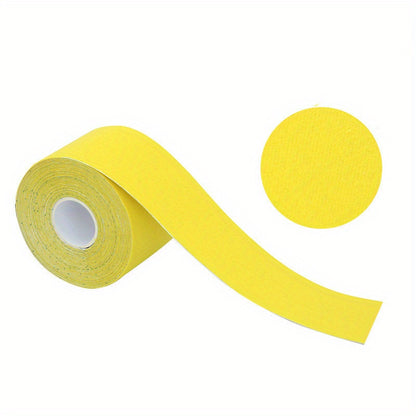 Enhanced Muscle Support & Recovery Kinesiology Tape - 5cm x 5m, Water-Resistant, Elastic, Universal Fit Sport Tape Beauty World Shop