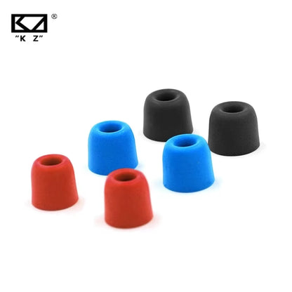 3Pair(6Pcs) Noise Isolating Comfortble Memory Foam Ear Tips Ear Pads Earbuds for in Earphone for  Headphones ZSX Edxpro PR3