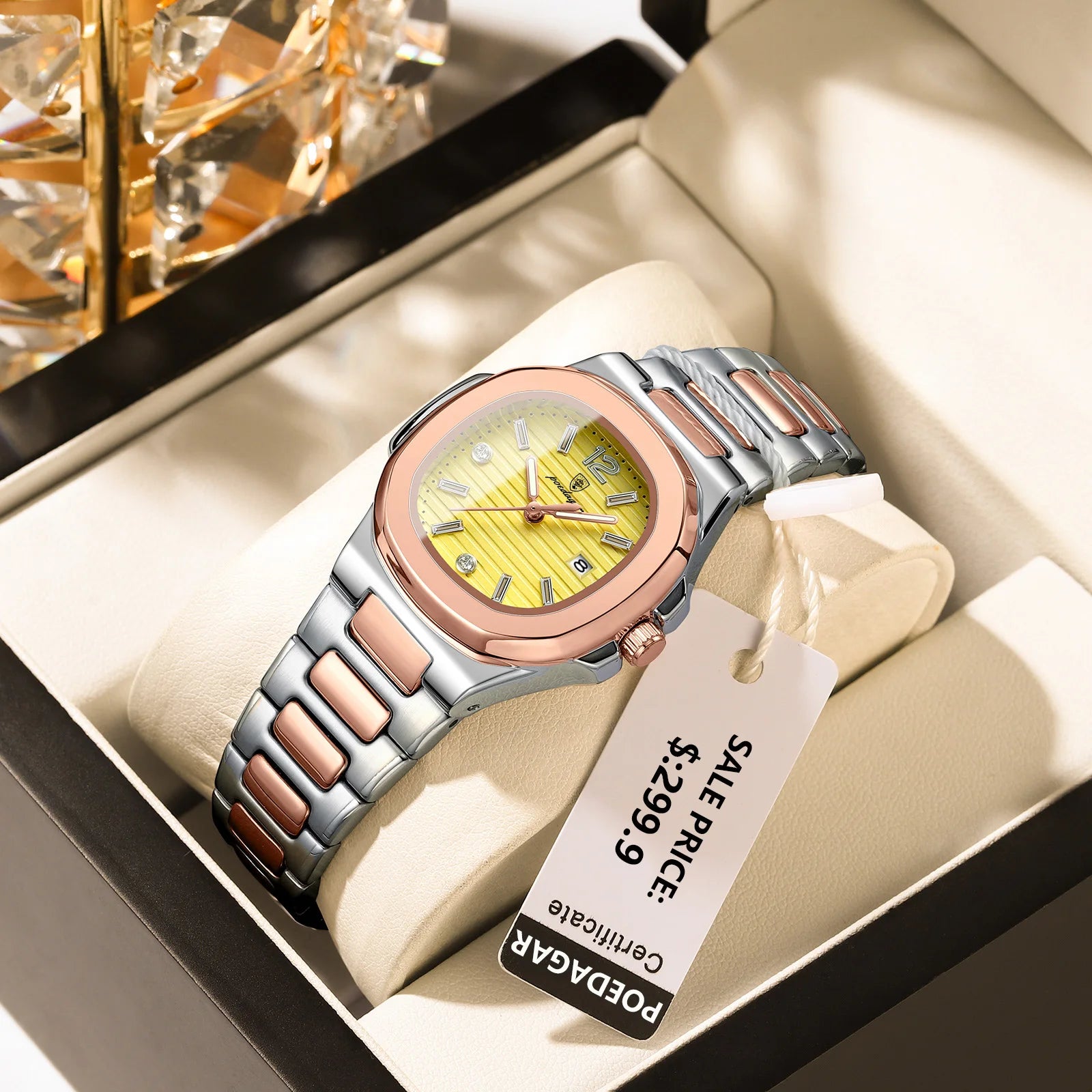 Luxury Woman Watch Sports Quartz Ladies Watch for Women Waterproof Luminous Date Female Clock Dress Women'S Watches+Box
