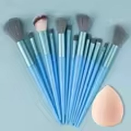 Professiona 13PCS Makeup Brushes Set Foundation Eyeshadow Blush Powder Blending Soft Fluffy Cosmetic Full Set Female Makeup Tool