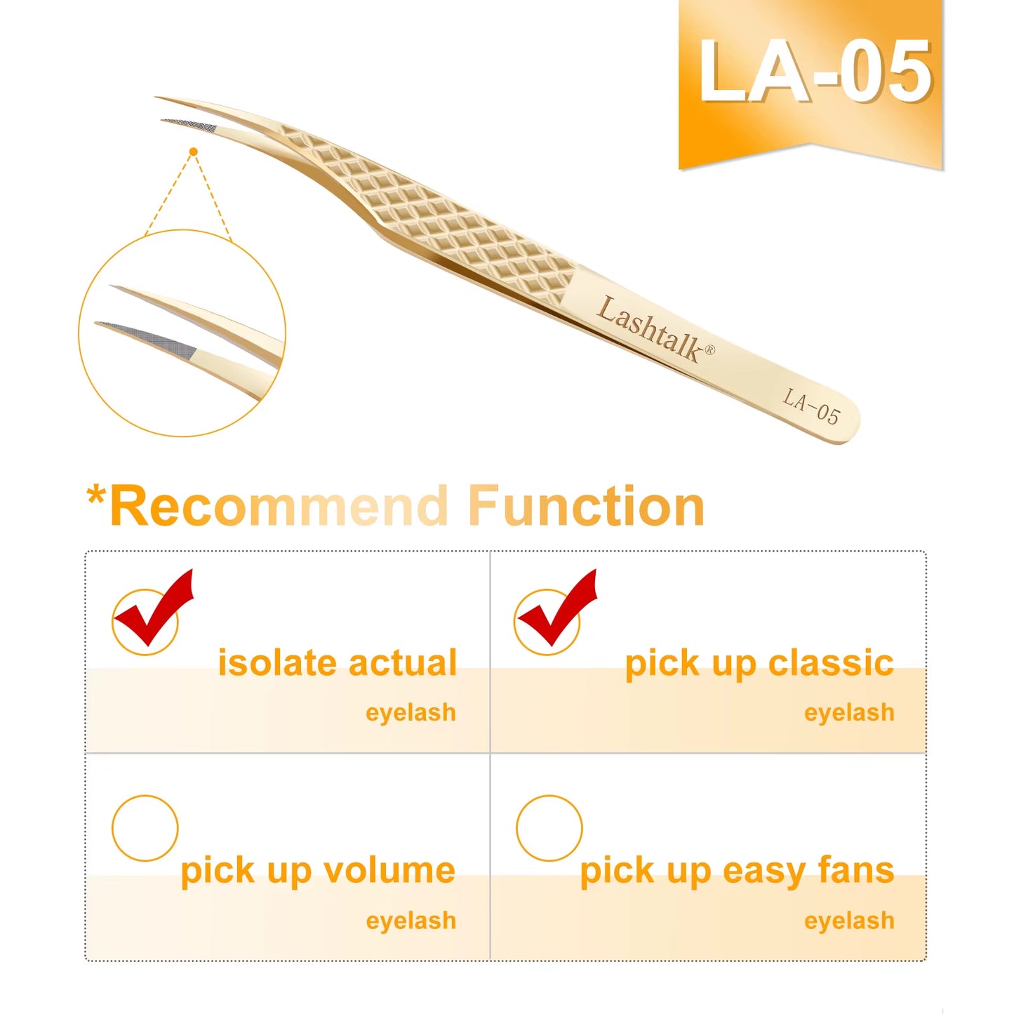 Eyelash Extension Tweezers Makeup Tools from Nagaraku Stainless Steel Non-Magnetic Volume Fakelashes Supplies Accurate