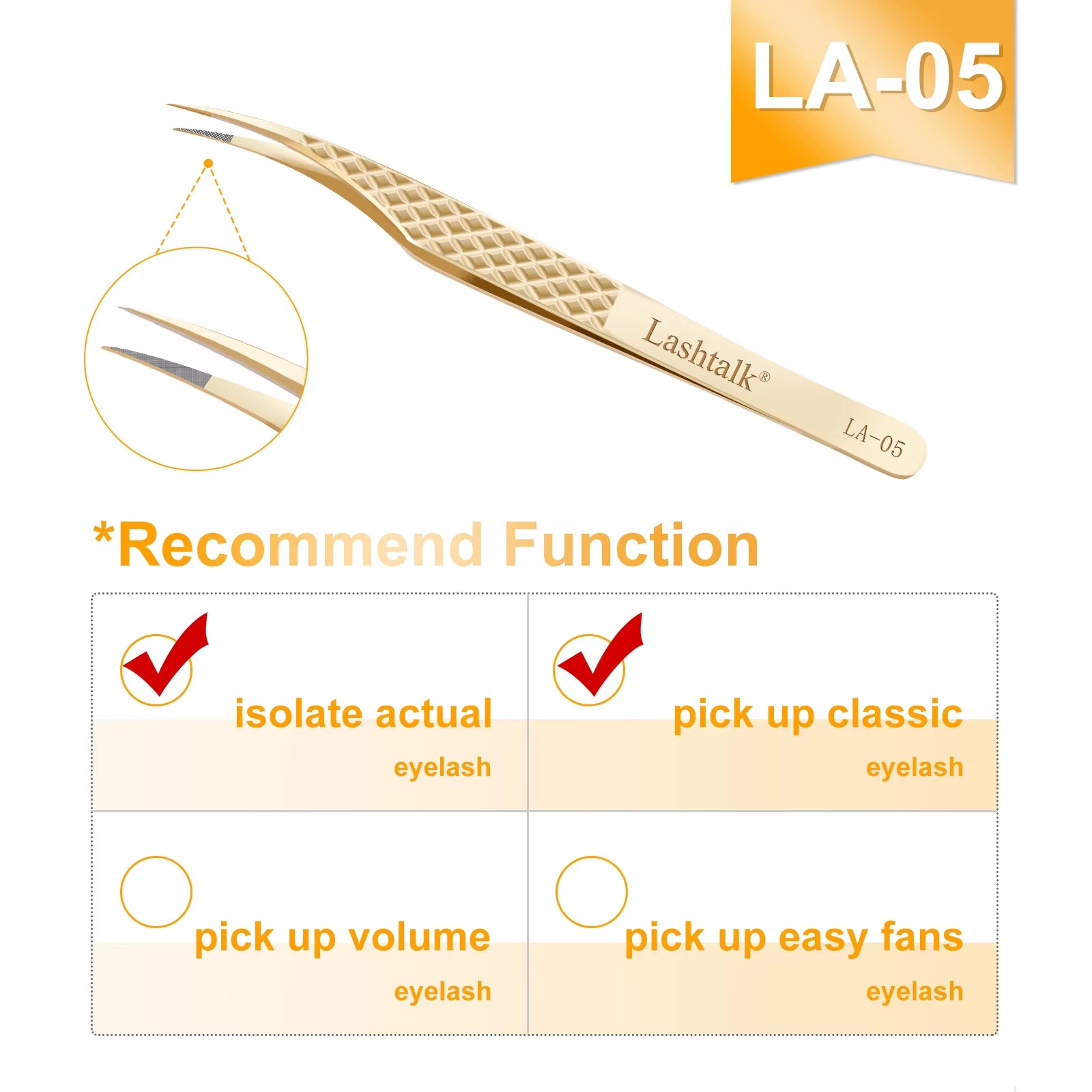 Eyelash Extension Tweezers Makeup Tools from Nagaraku Stainless Steel Non-Magnetic Volume Fakelashes Supplies Accurate
