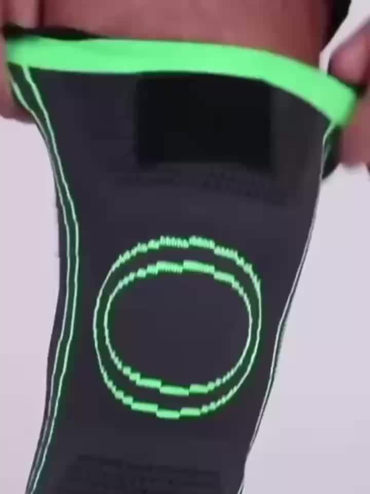 1pc Strap Knee Protector Sports Knee Support Adjustable Compression Breathable Joint Protection Sports Knee Protector Strap Compression Basketball Running Beauty Fashion