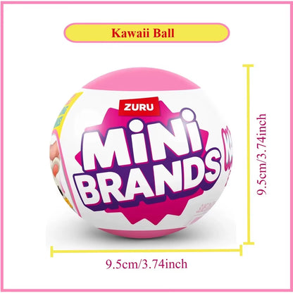 5 Surprise Toys My Mini Brands Toys Baby Ball Miniature Toy Blind Boxes Suitable for Children from 3 to 14 Years Old Gifts