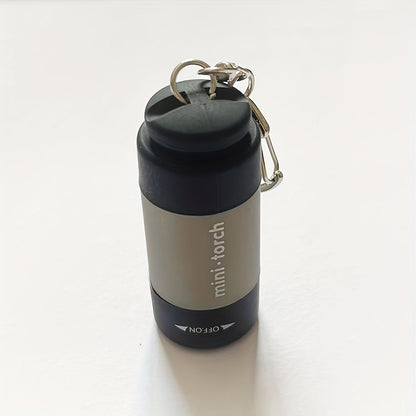 USB Rechargeable Portable Flashlight Keychain Mini Torch Camping Ultra Bright Lamp Outdoor Supplies,  Travel Flashlight, Mini Lantern, Compact Design, Hikers, Outdoor Enthusiasts Beauty Fashion