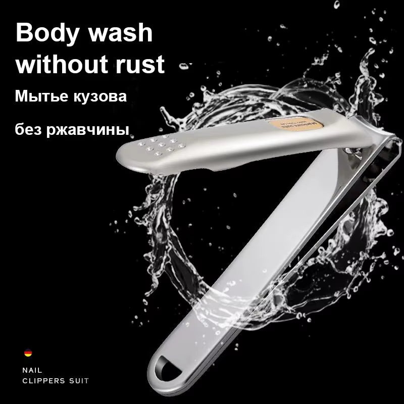 Nail Trimmer Pedicure Scissor Nail Clippers Stainless Steel anti Splash Fingernail Cutter Manicure Tools Bionics Design