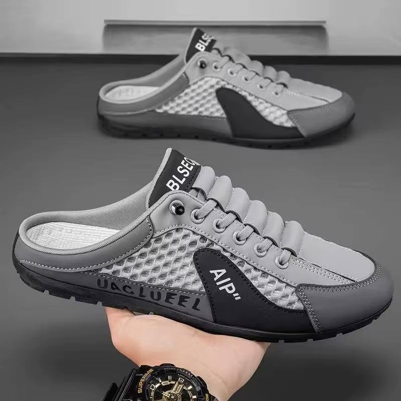 Summer Men'S Half Slippers Trendy New Casual Shoe Light Walking Flats for Men Non Slip Sneaker Hot Sale Man Shoes Zapatos Hombre