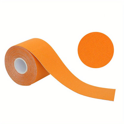Enhanced Muscle Support & Recovery Kinesiology Tape - 5cm x 5m, Water-Resistant, Elastic, Universal Fit Sport Tape Beauty World Shop
