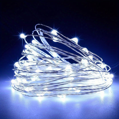 1pc String Lights for Bedroom, Party, Wedding, Christmas Halloween Decoration, 50/100LED Beauty Fashion