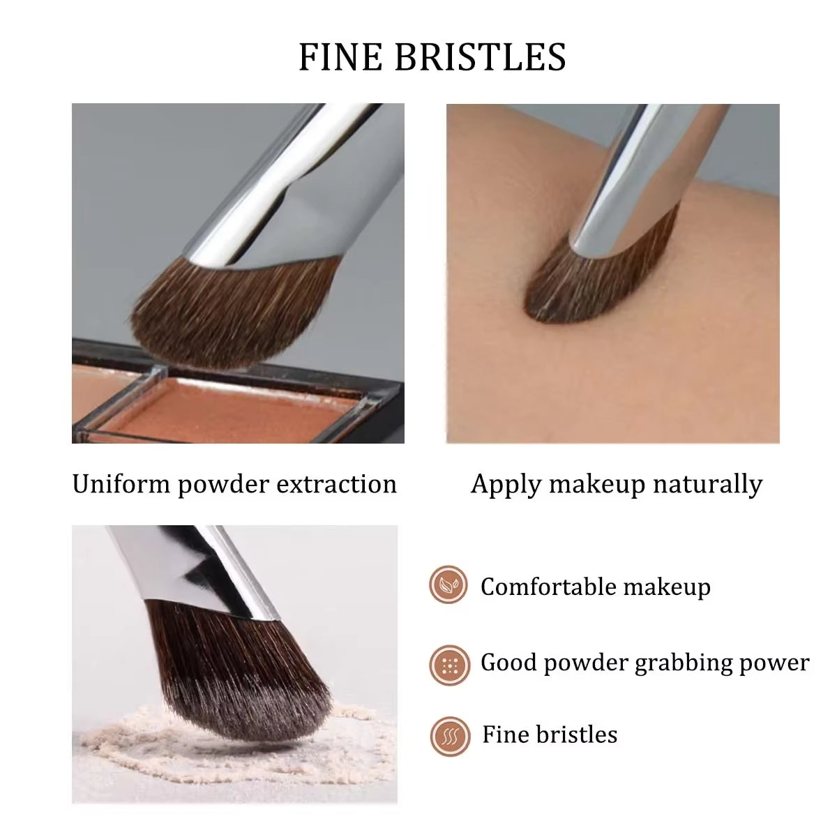 3D Nose Shadow Brush Facial Contour Makeup Brush Soft Head Blush Highlight Korean Cosmetics Female Facial Beauty Tools