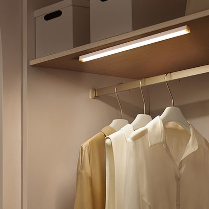 Rechargeable Motion Sensor LED Light Strip with Human Body Detection, Magnetic Adhesive & USB-Powered Smart Lighting - Cordless Floor/ Ceiling/ Wall Light for Kitchen, Wardrobe, Stairs, Hallway - Energy-Efficient LED Tube Lig Beauty Fashion
