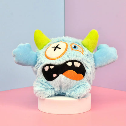 Fun Little Monster Plush Dog Toys Make a Sound to Attract Dog Attention Companion Factory Direct Sales