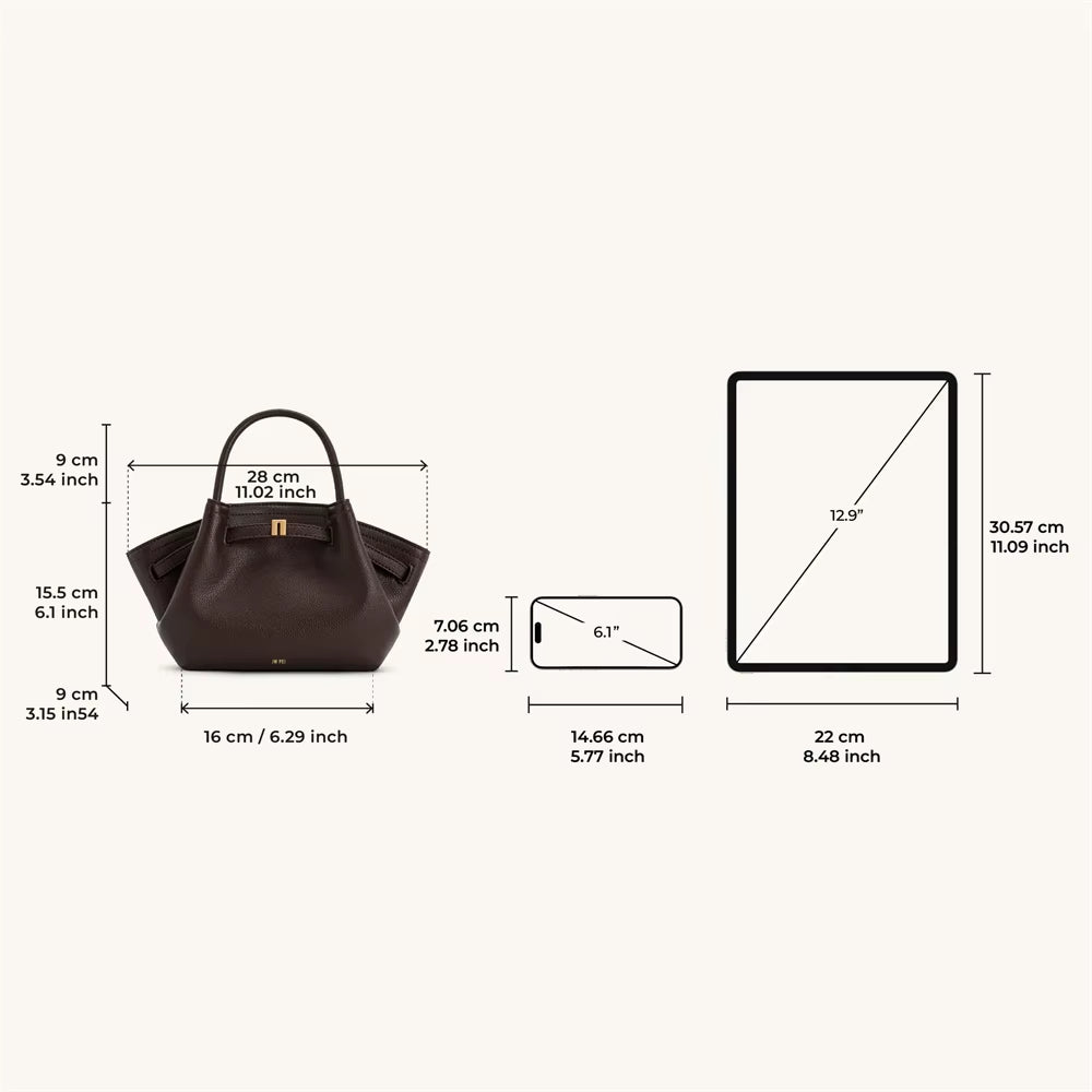 2025New Women'S Canvas Brown Crossbody Shoulder Bag Mini Vegan Leather Tote Bag Handbag Dumpling Bag High Quality Leather