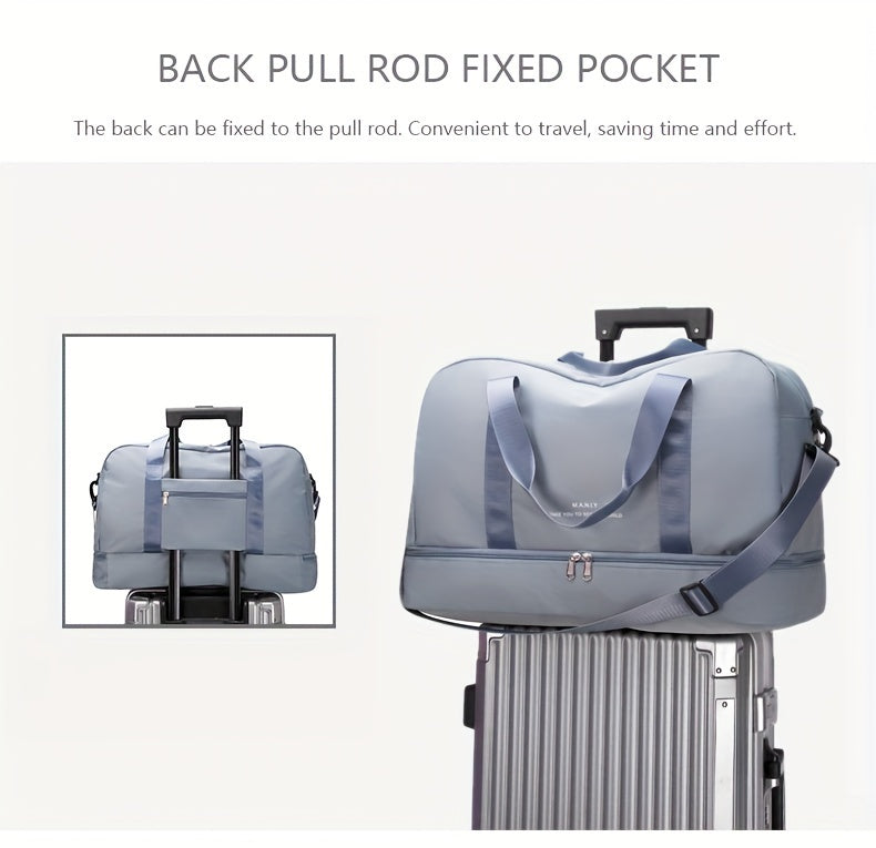 Versatile Carry-On Duffle Bag with Large Capacity and Lightweight Design - Perfect for Travel, Sports, and More Beauty Fashion