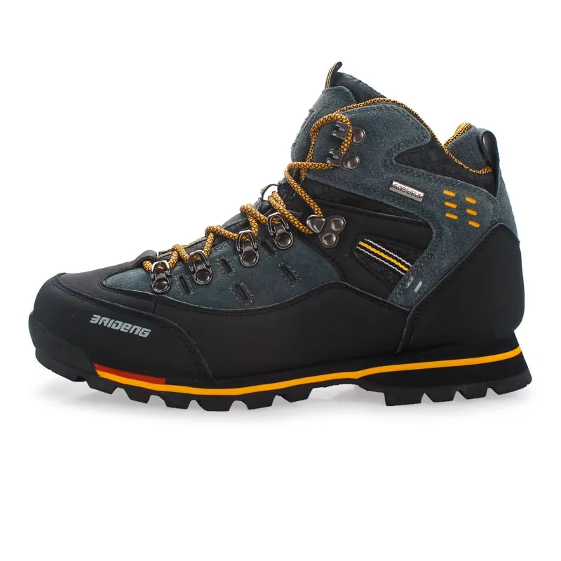 Hiking Shoes Men Winter Mountain Climbing Trekking Boots High Quality Outdoor Fashion Casual Snow Boots Non-Slip Luxus Shoes