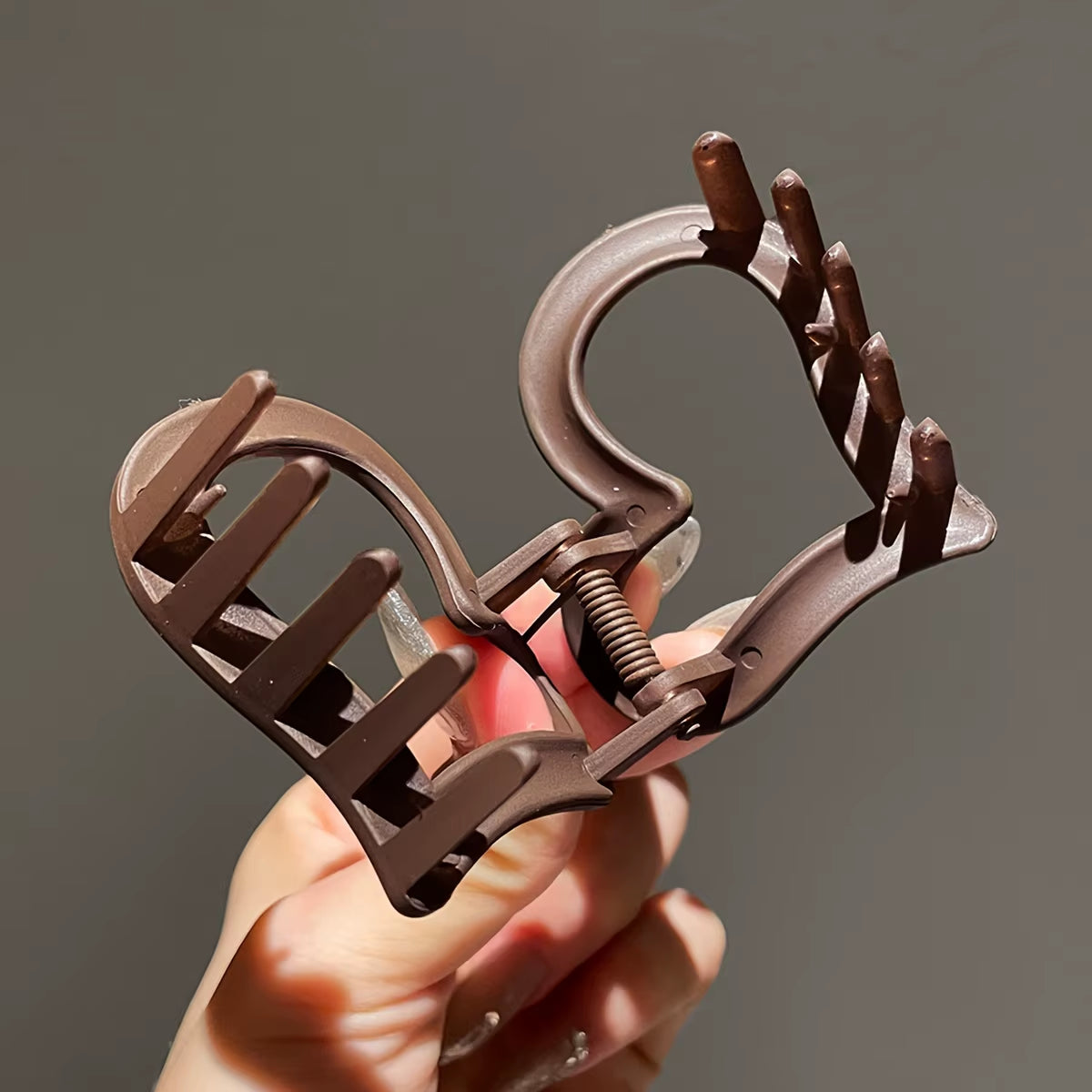 11Pcs Women'S High-End Frosted Clip Set Women'S Back Head Hair Shark Clip Headwear Valentine'S Day Hair Accessories 2025