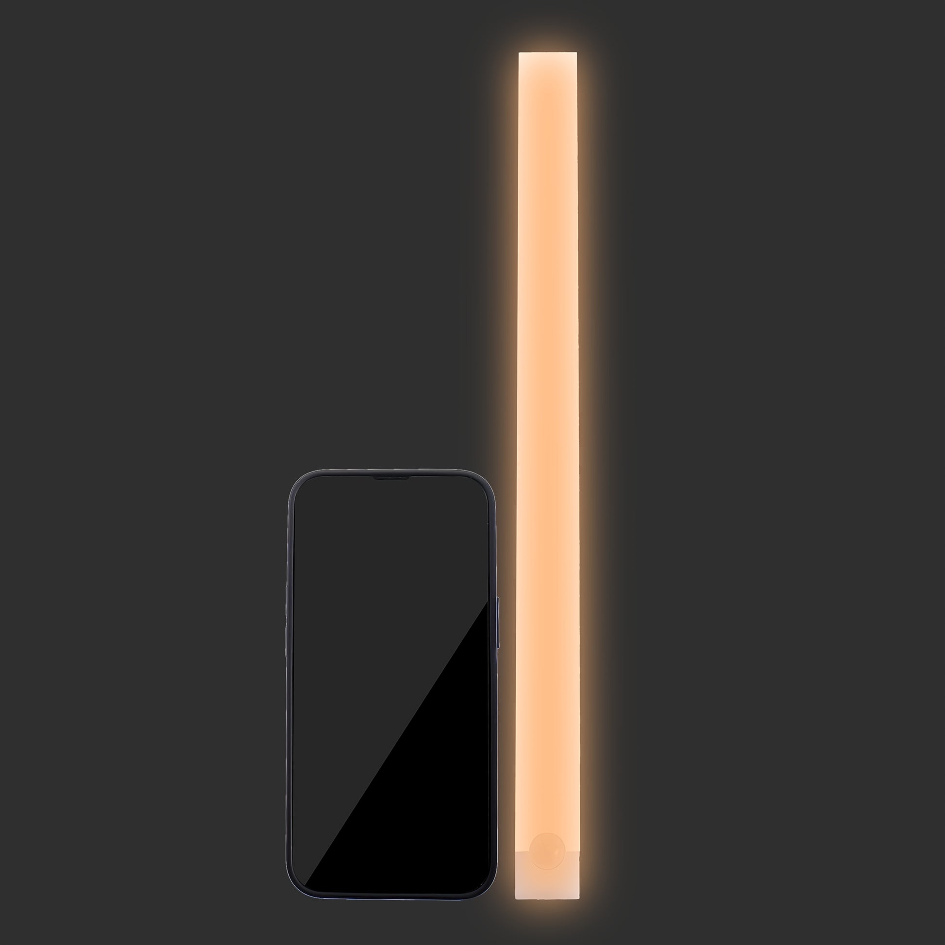 1pc Wireless LED Under Cabinet Light with Motion Sensor, Ultra-Thin Magnetic Strip, USB Rechargeable, PVC Lamp Body, Indoor LED Lighting for Kitchen, Stairs, Hallway, Wardrobes - Ideal for Christmas & Thanksgiving Gifts Beauty Fashion