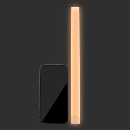 1pc Wireless LED Under Cabinet Light with Motion Sensor, Ultra-Thin Magnetic Strip, USB Rechargeable, PVC Lamp Body, Indoor LED Lighting for Kitchen, Stairs, Hallway, Wardrobes - Ideal for Christmas & Thanksgiving Gifts Beauty Fashion