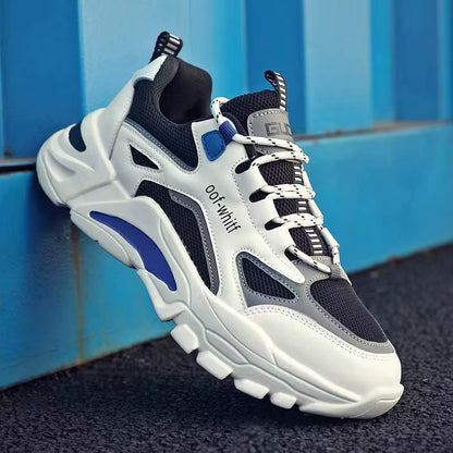 Men'S Shoes Sneakers Lace up 2025 New Spring Breathable Casual Sneakers Leisure Soled Comfort Non Slip Outdoor Running Shoes