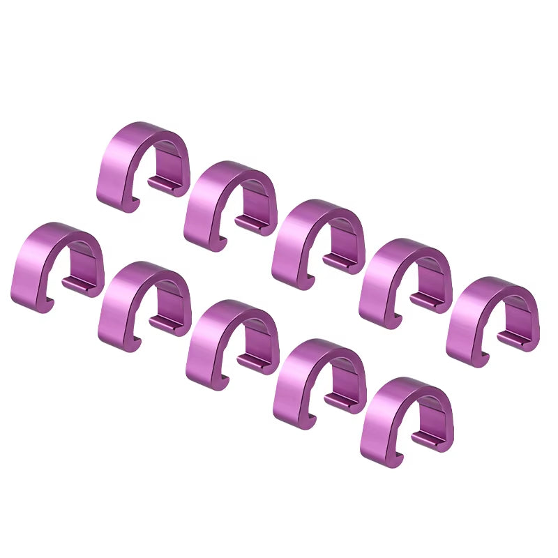 10Pcs MTB Bike Bicycle Frame U Buckle for Brake Cable Housing Hose Tube Shifter Cable Guides Button Fixed Tubing Clips