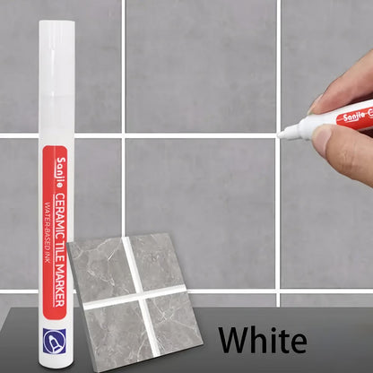 1pc Waterproof Tile Marker Grout Pen Wall Seam Pen For Tiles Floor Bathroom Decontamination Seam Repair Tools, For Hotel Beauty World Shop