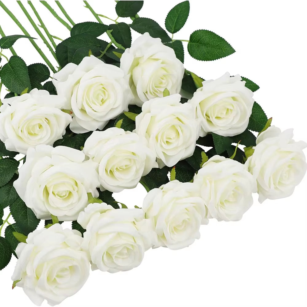 Artificial Flowers Silk Rose Festival Home Decor Bonsai Room Table Wedding Wreath Bridal Bouquet Outdoor Yard Garden Diy Giftbox