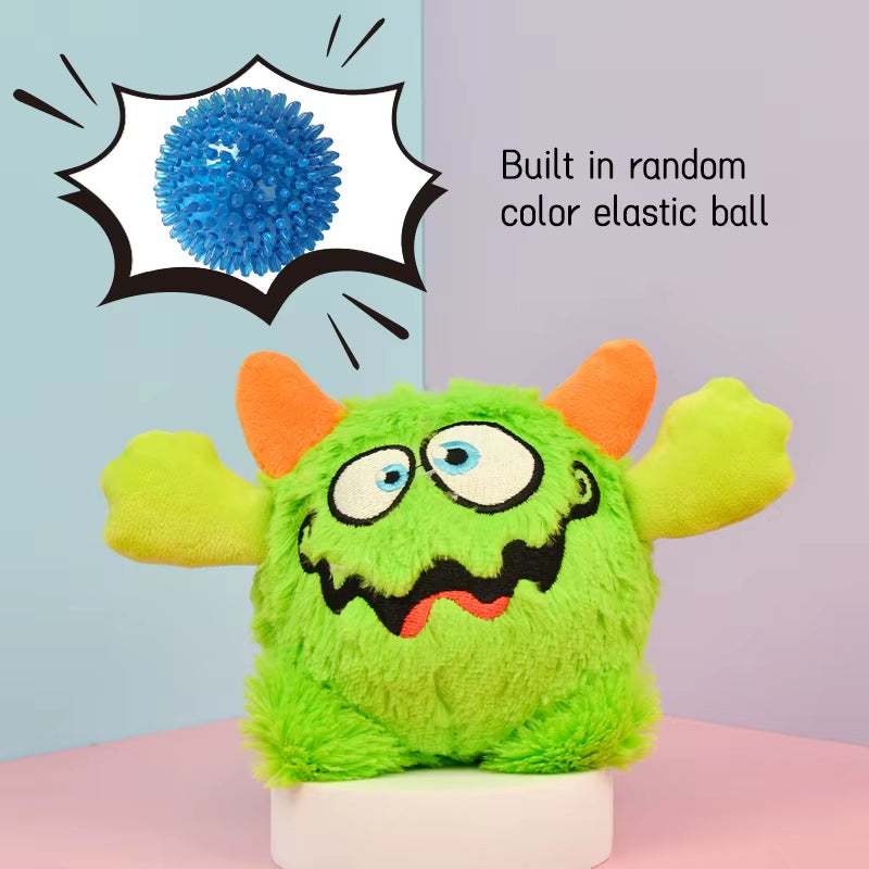 Fun Little Monster Plush Dog Toys Make a Sound to Attract Dog Attention Companion Factory Direct Sales