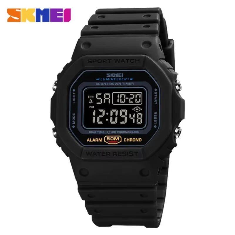 1628 Luxury Digital Men Watches Sports Waterproof Electronic Mens Wristwatches Military Back Light Clock 1988 Reloj Hombre