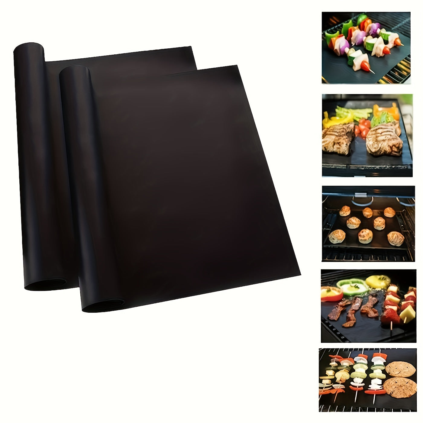 2pcs Heavy Duty Non-Stick Oven Liners for Bottom of Oven - PTFE Food-Safe Drip Trays, Spill & Burn Protection, Easy Clean, Fits Electric/Gas Ovens & Grills, BBQ Party & Vacation Essentials, Grill Accessory, Sleek Design, Reli Beauty Fashion