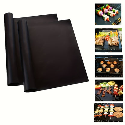 2pcs Heavy Duty Non-Stick Oven Liners for Bottom of Oven - PTFE Food-Safe Drip Trays, Spill & Burn Protection, Easy Clean, Fits Electric/Gas Ovens & Grills, BBQ Party & Vacation Essentials, Grill Accessory, Sleek Design, Reli Beauty Fashion
