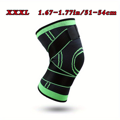1pc Strap Knee Protector Sports Knee Support Adjustable Compression Breathable Joint Protection Sports Knee Protector Strap Compression Basketball Running Beauty Fashion