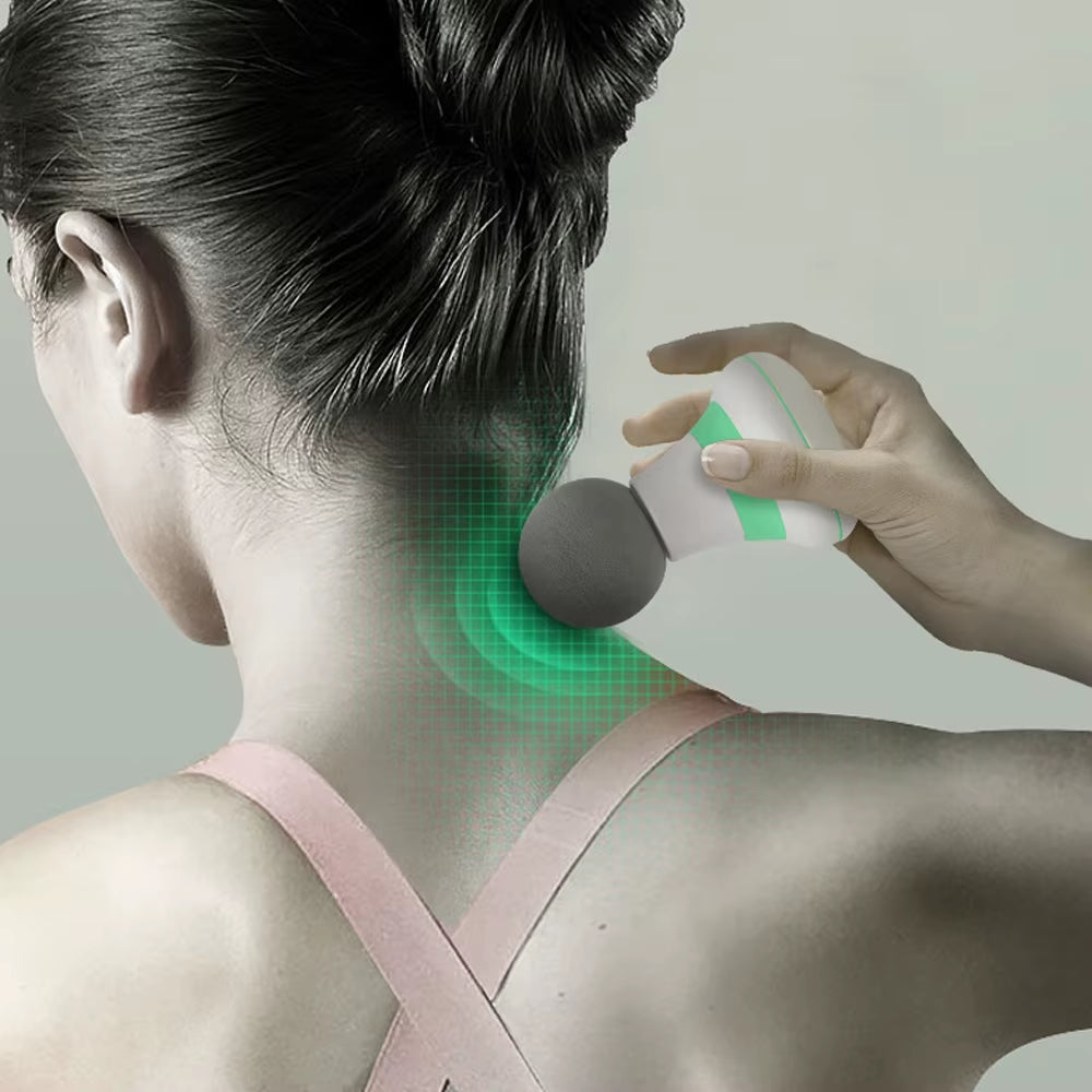 Mini Neck Massager Multi USB Electric Handled Wave Vibrating Cellulite Massage Relaxation Instrument Massage Waist Back Shoulder