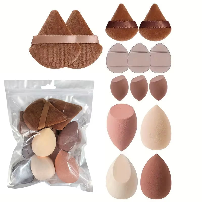 4/14Pcs Makeup Sponge Cosmetic Blender Beauty Egg Foundation Sponges Puff Powder Puffs Make up Accessories Women Makeup Tools