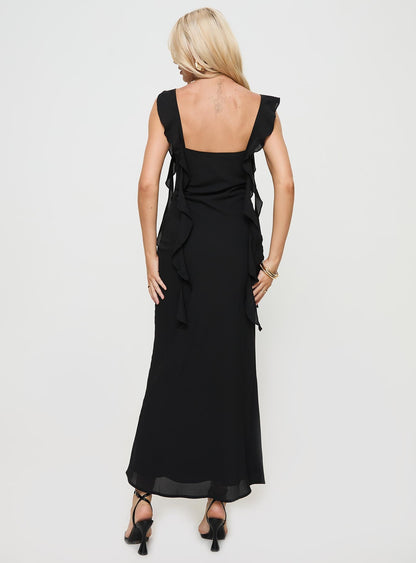 Lanai Maxi Dress Black Princess Polly
