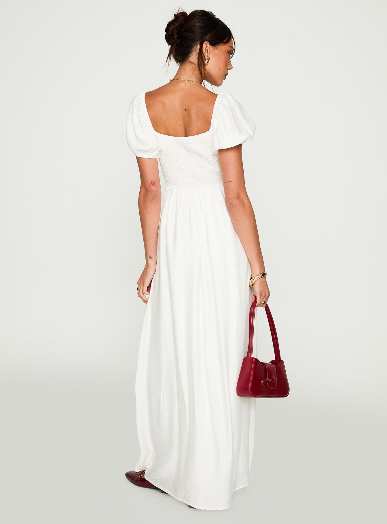 Summer Song Maxi Dress White Princess Polly