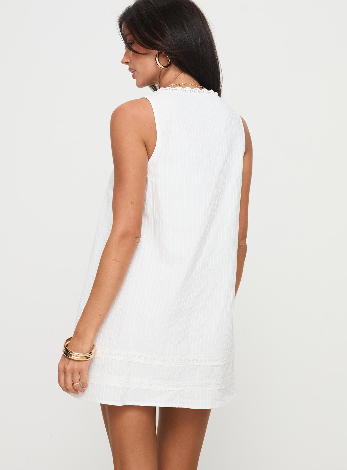Alanah Mini Dress White Princess Polly