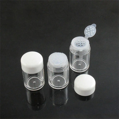 10Ml Empty Refillable Cosmetic Jar Pot Loose Face Powder Sieve Powder Box Empty Cosmetic Container Travel Wholesale Dropshipping