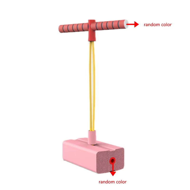 Children Growing Bounce Sense Training Stick Jumper Tall Foam Frog Toys Jumping Stilts Shoes Sport Outdoor Toys for Kids Gifts