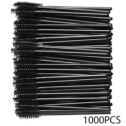 500/1000PCS Eyelashes Brushes Set Wholesaler Disposable Lash Mascara Brush Lashes Extension Eyebrow Wands Applicator Makeup Tool