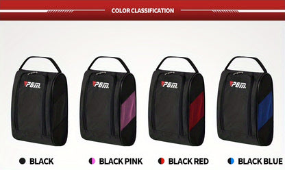 PGM Outdoor Golf Shoes Bags, Colorful Nylon Travel Zippered ConvenientSport Storage Bag XB001 Beauty Fashion