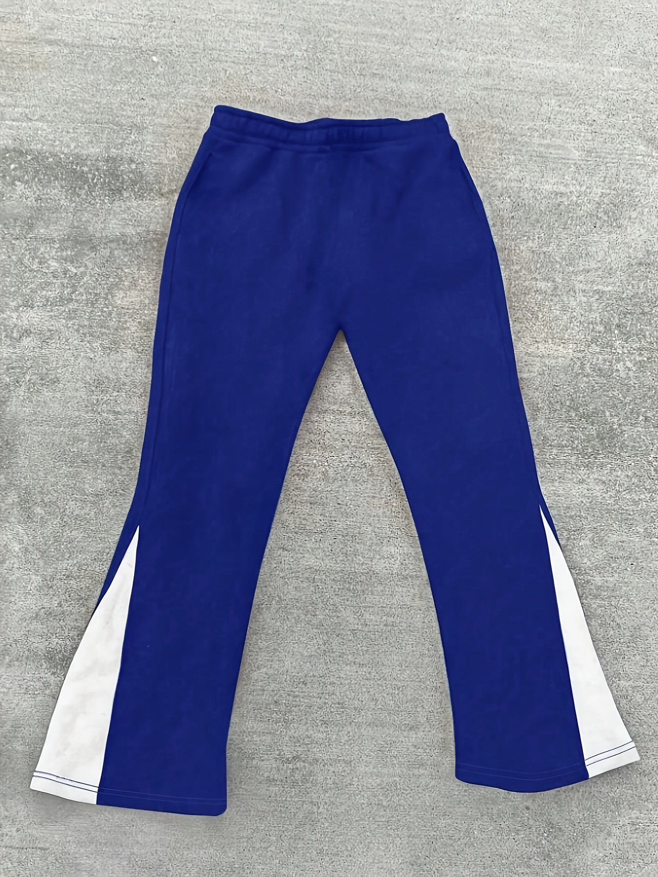 Men's casual solid color jogging pants, Men's drawstring pants with sport and casual pockets