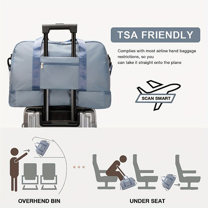 Versatile Carry-On Duffle Bag with Large Capacity and Lightweight Design - Perfect for Travel, Sports, and More Beauty Fashion
