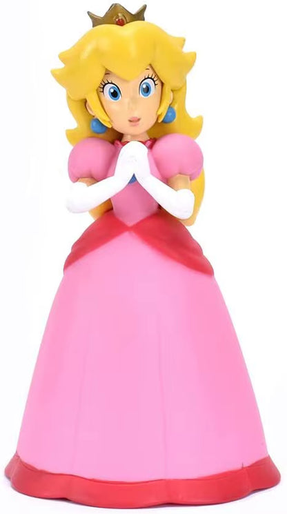 Super Mario Bros Dolls Yoshi Princess Peach Toad Anime PVC Action Figure Toys Mario Luigi Decoration Model Kids Toys Gifts
