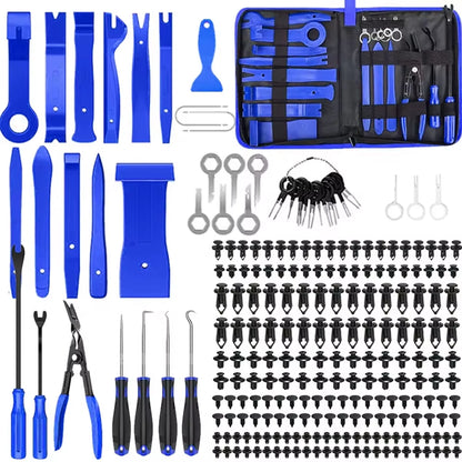 5/12/41/161/231PCS Auto Clip Pliers Fastener Remover Pry Tool Car Trim Removal Tool for Car Audio Dash Door Panel Window Molding