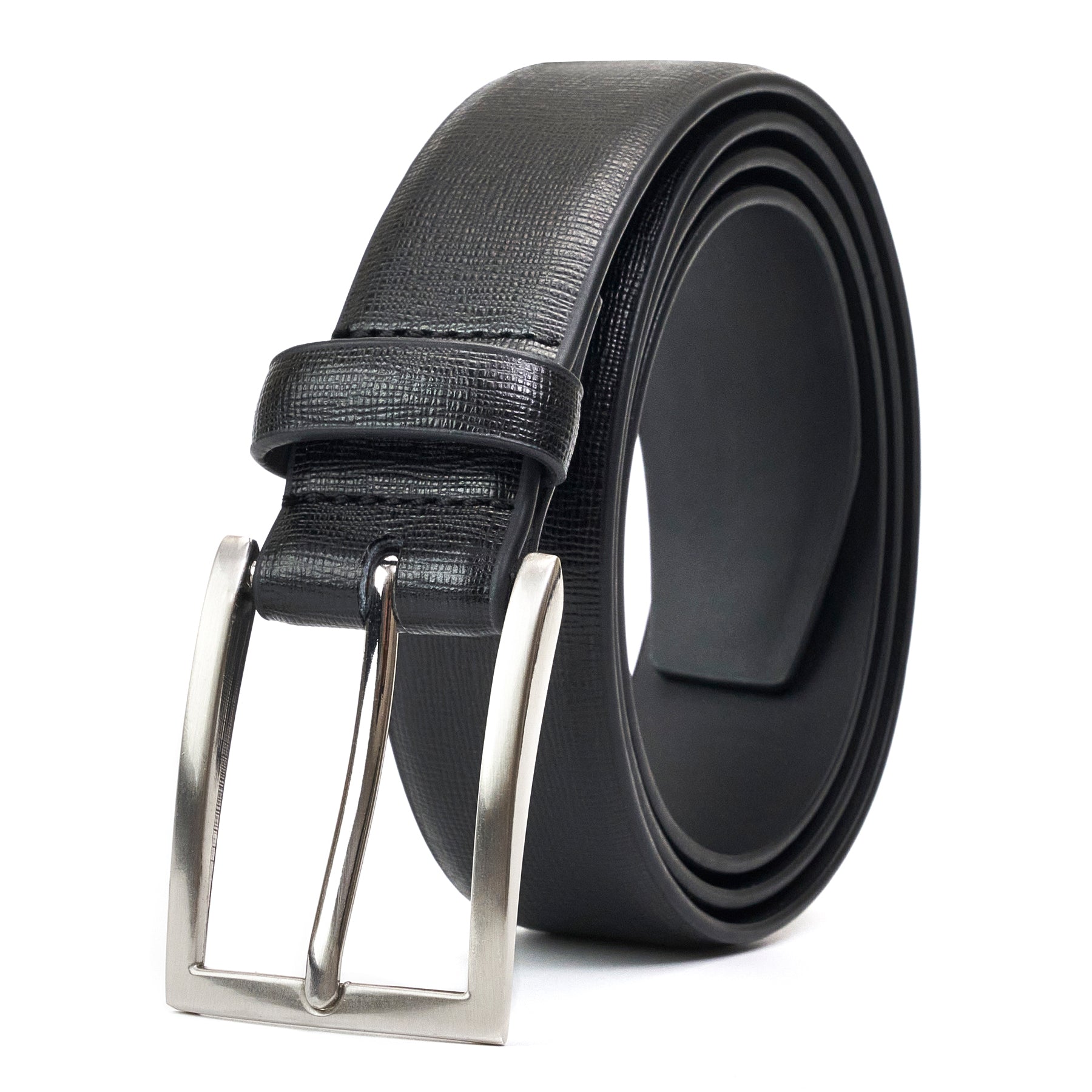 [Classic Men's Leather Belt] Classic & Fashion Men's Leather Belt | Single Prong Buckle for Jeans, Pants, Work & Business - Gift for Dad & Husband Beauty Fashion