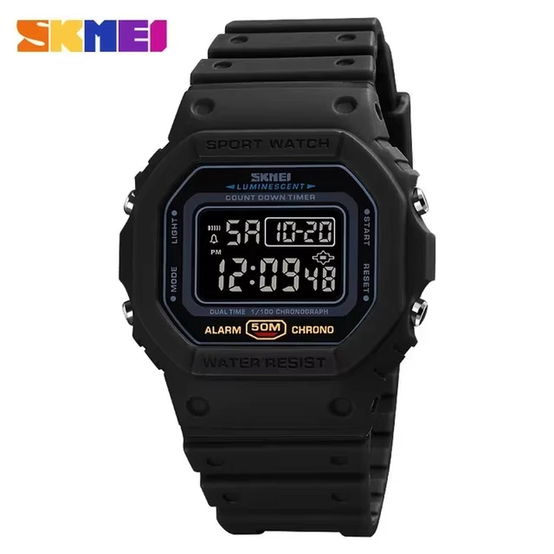 1628 Luxury Digital Men Watches Sports Waterproof Electronic Mens Wristwatches Military Back Light Clock 1988 Reloj Hombre